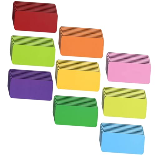 GRIRIW 54 Stück Magnetische Beschriftbare Namensschilder Abwischbare Etiketten für Whiteboards Kühlschränke und Wiederverwendbare Magnetetiketten für und Zuhause von GRIRIW