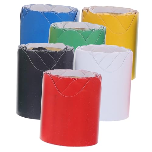 GRIRIW 6 Rollen Dekorative Bordüren für Pinnwände Wellenkante Bordüren Bunten Farben für Klassenzimmer und Bürodokumentation pro Rolle für Kreative Displays GRIRIW 6 Rollen Dekorative Bordüren für Pinnwände Wellenkante Bordüren Bunten Farben für Klassenzimmer und Bürodokumentation pro Rolle für Kreative Displays von GRIRIW