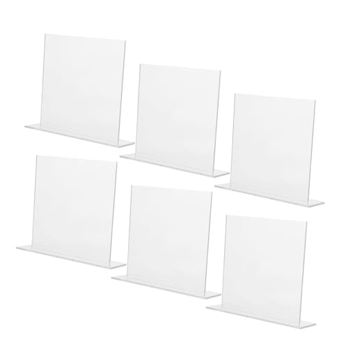 GRIRIW 6 Stück Blanko Tischnummern aus für Hochzeiten DIY Platzkarten für Tischdekoration Quadratisch Transparent Vielseitig Einsetzbar Kreative Beschriftung GRIRIW 6 Stück Blanko Tischnummern aus für Hochzeiten DIY Platzkarten für Tischdekoration Quadratisch Transparent Vielseitig Einsetzbar Kreative Beschriftung von GRIRIW