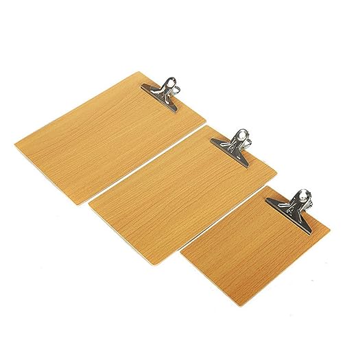 GRIRIW 6 Stück Klemmbrett Set aus Hartfaser Teiliges Schreibbrett mit Starkem Clip für Büro und Schule Rundes Design Rostfrei und Bruchsicher Eleganter Look mit Poliertem Metallclip GRIRIW 6 Stück Klemmbrett Set aus Hartfaser Teiliges Schreibbrett mit Starkem Clip für Büro und Schule Rundes Design Rostfrei und Bruchsicher Eleganter Look mit Poliertem Metallclip von GRIRIW