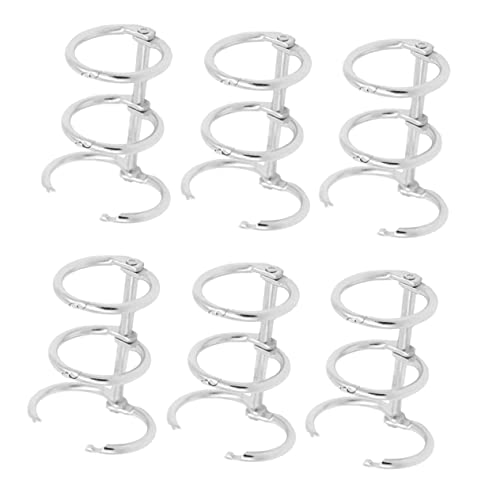 GRIRIW 6 Stück Metallbinder Ringordner Für Lose Blätter Heftklammern Scrapbook-notizbuch Buch-notizbuch-ring Ringmappe Lose Blattringe Notizbücher Spiralbindung Drei Größe Eisen Silver GRIRIW 6 Stück Metallbinder Ringordner Für Lose Blätter Heftklammern Scrapbook-notizbuch Buch-notizbuch-ring Ringmappe Lose Blattringe Notizbücher Spiralbindung Drei Größe Eisen Silver von GRIRIW