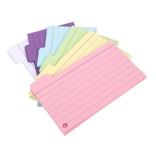GRIRIW 6 Stück Sticky-Index-Registerkarte Büro gefüttert regiert Pads Karteikarte Karten notieren Notizblöcke, Papiere Meeting-Notizbücher Schüler-Notizblöcke linierte Notizkarten GRIRIW 6 Stück Sticky-Index-Registerkarte Büro gefüttert regiert Pads Karteikarte Karten notieren Notizblöcke, Papiere Meeting-Notizbücher Schüler-Notizblöcke linierte Notizkarten von GRIRIW