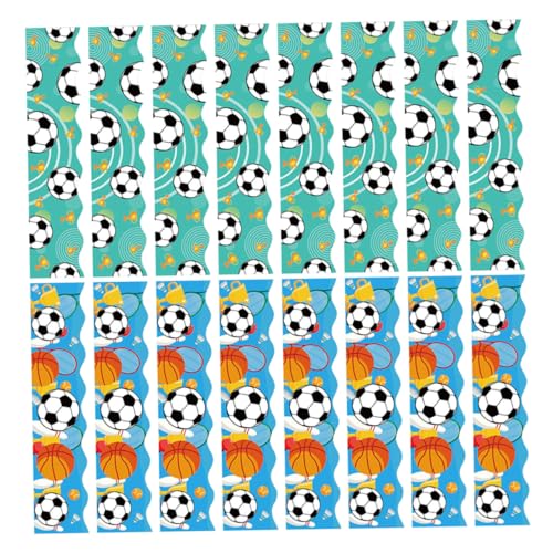 GRIRIW 60 Blatt Sport Pinnwand Aufkleber Fußball und Basketball Dekoration für Klassenzimmer Einfache Anwendung Strapazierfähige Designs Je GRIRIW 60 Blatt Sport Pinnwand Aufkleber Fußball und Basketball Dekoration für Klassenzimmer Einfache Anwendung Strapazierfähige Designs Je von GRIRIW