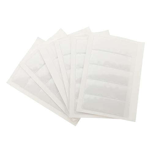 GRIRIW 6Blätter Selbstklebende Visitenkartenhalter Für Wand Transparente Etikettenhalter Für Kleine Unternehmen Praktische Aufbewahrungslösungen von GRIRIW