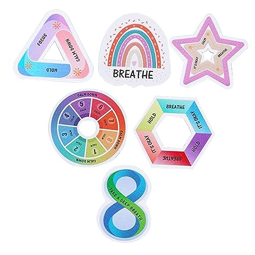 GRIRIW 6stücke Beruhigende Aufkleber Strukturierte Sensorische Sticker Für Stressbewältigung Für Erwachsene Vielseitig Einsetzbar Oberflächen Wie Tischen Wänden Und Laptops GRIRIW 6stücke Beruhigende Aufkleber Strukturierte Sensorische Sticker Für Stressbewältigung Für Erwachsene Vielseitig Einsetzbar Oberflächen Wie Tischen Wänden Und Laptops von GRIRIW