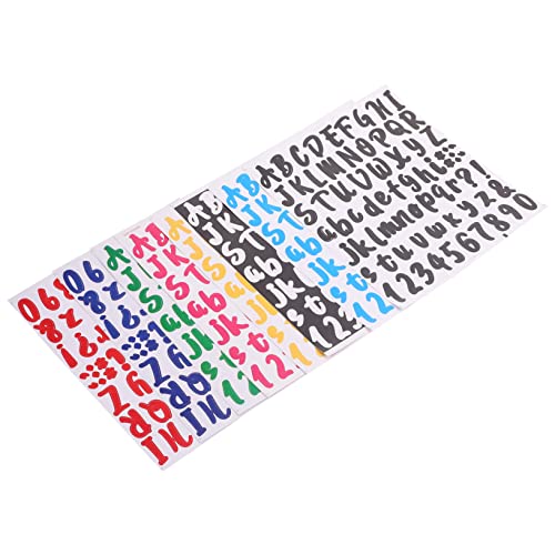 GRIRIW 8 Blatt Alphabet-Aufkleber-Tags scrapbooking sticker scrapbook stickers Etiketten Briefkastenaufkleber Zahlen und Buchstaben bunt Postfach Briefe Buchstaben-Alphabet-Aufkleber PVC GRIRIW 8 Blatt Alphabet-Aufkleber-Tags scrapbooking sticker scrapbook stickers Etiketten Briefkastenaufkleber Zahlen und Buchstaben bunt Postfach Briefe Buchstaben-Alphabet-Aufkleber PVC von GRIRIW