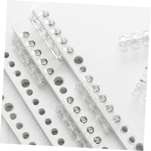 GRIRIW 8 Stück Teiliges Five hole Binder Praktischer Segmentierter Binder Transparenter Loseblatt Ringordner Starker Halt für Scrapbook Notizbuch und DIY Handbuch Einsetzbar GRIRIW 8 Stück Teiliges Five hole Binder Praktischer Segmentierter Binder Transparenter Loseblatt Ringordner Starker Halt für Scrapbook Notizbuch und DIY Handbuch Einsetzbar von GRIRIW