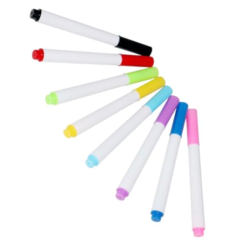 GRIRIW 8 Stück Teiliges Weißer Whiteboard Marker für Abwischbare Stifte Lebhaften Farben Wasserbasierte für Whiteboards GRIRIW 8 Stück Teiliges Weißer Whiteboard Marker für Abwischbare Stifte Lebhaften Farben Wasserbasierte für Whiteboards von GRIRIW
