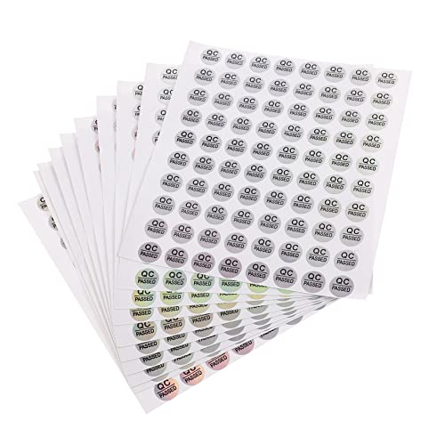 GRIRIW 800 Stück Qc Pass Tag Aufkleber Für Gewürze Vinyl Aufkleber Papieraufkleber Drucker Seriennummern Aufkleber Häkchen Aufkleber Abnehmbare Korbetiketten Verpackung Für Kleine GRIRIW 800 Stück Qc Pass Tag Aufkleber Für Gewürze Vinyl Aufkleber Papieraufkleber Drucker Seriennummern Aufkleber Häkchen Aufkleber Abnehmbare Korbetiketten Verpackung Für Kleine von GRIRIW
