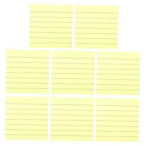 GRIRIW 800Blätter Klebrige Memo Notizblöcke Leuchtend Gelbe Selbst Stick Pads Für Büro Schule Und Zuhause Für Notizen Und Erinnerungen von GRIRIW
