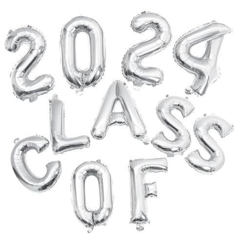 GRIRIW Abschlussfeier Luftballonset Dekorative Aluminium Ballons für Partydekoration Einzigartige Designs für Unvergessliche mit Freunden und Klassenkameraden von GRIRIW