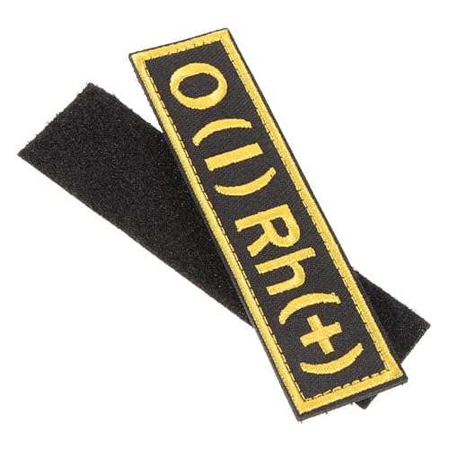 GRIRIW Blutgruppen Aufnäher Gestickt aus Wiederverwendbarer Blutgruppen Patch zum Aufnähen Militärischer Bluttyp Erkennungsflicken für Outdoor Wandern und Taktische Kleidung GRIRIW Blutgruppen Aufnäher Gestickt aus Wiederverwendbarer Blutgruppen Patch zum Aufnähen Militärischer Bluttyp Erkennungsflicken für Outdoor Wandern und Taktische Kleidung von GRIRIW