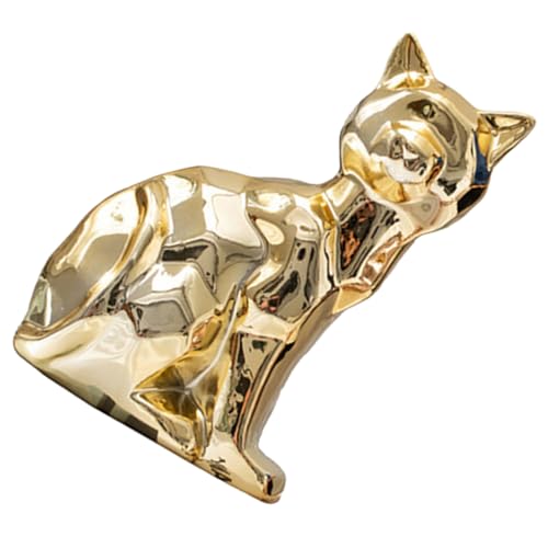 GRIRIW Bunte Desktop-Keramik Fuchsfiguren Tierdekoration Haustier Fuchsfigur Für Zu Hause Ungewöhnlich Plüschspielzeug Kleine Tierstatue Tierstatuen- Abstrakte Fuchsfigur Wolf Golden GRIRIW Bunte Desktop-Keramik Fuchsfiguren Tierdekoration Haustier Fuchsfigur Für Zu Hause Ungewöhnlich Plüschspielzeug Kleine Tierstatue Tierstatuen- Abstrakte Fuchsfigur Wolf Golden von GRIRIW