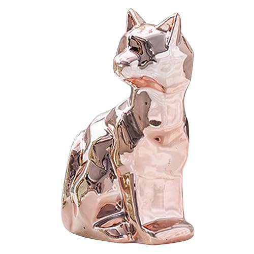 GRIRIW Bunte Desktop-Keramik Hund Tierstatuen- abstrakte Fuchsfigur Tierfiguren Tiere Animal Figures Schlafzimmer Dekoration Tierskulptur kleine Tierstatue Tischdekor Fuchs Rose Gold GRIRIW Bunte Desktop-Keramik Hund Tierstatuen- abstrakte Fuchsfigur Tierfiguren Tiere Animal Figures Schlafzimmer Dekoration Tierskulptur kleine Tierstatue Tischdekor Fuchs Rose Gold von GRIRIW