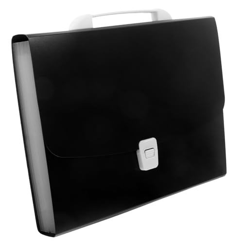 GRIRIW Datei-Organizer Schulmappen Organisator aus Papier Schrankorganisatoren und Aufbewahrung Lagerung büroartikel büromaterial expandierender Papierordner Office-Dokumentenordner Black GRIRIW Datei-Organizer Schulmappen Organisator aus Papier Schrankorganisatoren und Aufbewahrung Lagerung büroartikel büromaterial expandierender Papierordner Office-Dokumentenordner Black von GRIRIW