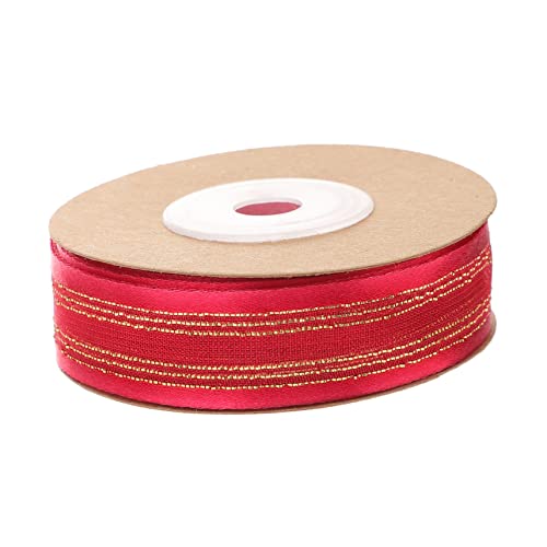 GRIRIW Dekoratives Geschenkband für Hochzeit und Festlichkeiten für Boxverpackungen und DIY Kunstprojekte Rot GRIRIW Dekoratives Geschenkband für Hochzeit und Festlichkeiten für Boxverpackungen und DIY Kunstprojekte Rot von GRIRIW