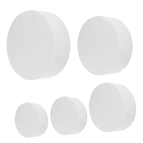 GRIRIW Fake Cake Set Runde Styropor Torten Für Backübungen Und Dekoration 50mm Bis 250mm Durchmesser Ideal Für Tortendekoration Und Backzubehör von GRIRIW