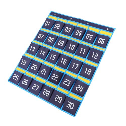 GRIRIW Hängende Handy Aufbewahrungstasche mit Nummerierten Fächern Wand Organizer für Klassenzimmer Telefon und Taschenrechnerhalter Platzsparend für Schule Büro und Zuhause GRIRIW Hängende Handy Aufbewahrungstasche mit Nummerierten Fächern Wand Organizer für Klassenzimmer Telefon und Taschenrechnerhalter Platzsparend für Schule Büro und Zuhause von GRIRIW