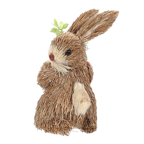 GRIRIW Realistische Strohhasen-Dekoration Handgefertigt Für Ostern Und Als Heimdekoration. GRIRIW Realistische Strohhasen-Dekoration Handgefertigt Für Ostern Und Als Heimdekoration. von GRIRIW