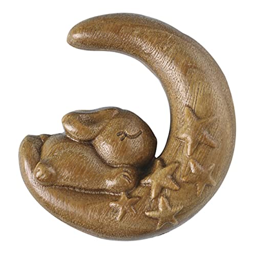 GRIRIW Handwerk Ornament Statue Mond Form Charme Vintage Decor Schlüsselanhänger von GRIRIW