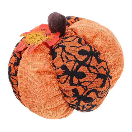 GRIRIW Langlebige Stoff Pumpkin Ornamente mit Gesicht Leichte Wiederverwendbare Halloween Deko für Innenräume Realistisches Design als Tischmittelstück für Herbst und Partydekoration GRIRIW Langlebige Stoff Pumpkin Ornamente mit Gesicht Leichte Wiederverwendbare Halloween Deko für Innenräume Realistisches Design als Tischmittelstück für Herbst und Partydekoration von GRIRIW