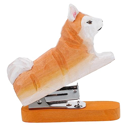 GRIRIW Lustiger Holzhefter Im Tierdesign Handgefertigter Heftgerät Für Büro Und Schule Niedliches Akita Hund Für Kreatives Briefpapier Und Bürobedarf GRIRIW Lustiger Holzhefter Im Tierdesign Handgefertigter Heftgerät Für Büro Und Schule Niedliches Akita Hund Für Kreatives Briefpapier Und Bürobedarf von GRIRIW