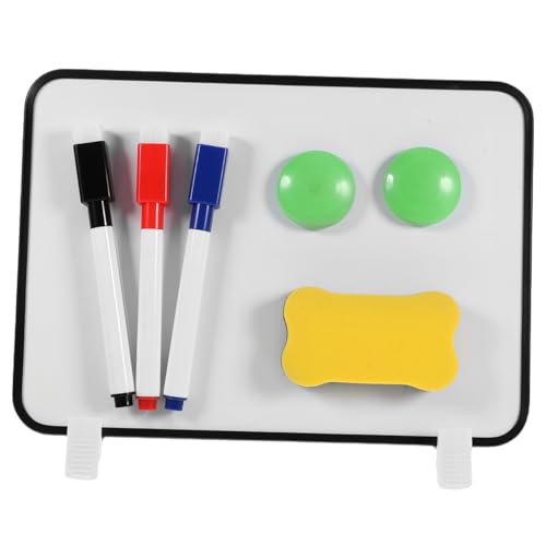 GRIRIW Magnetisches Whiteboard Doppelseitiges Tragbares Schreibtafel Abwischbar für Zuhause und Büro Ständer Zufällige Radiergummi und Magnetfarben Zufällige Farbe von GRIRIW