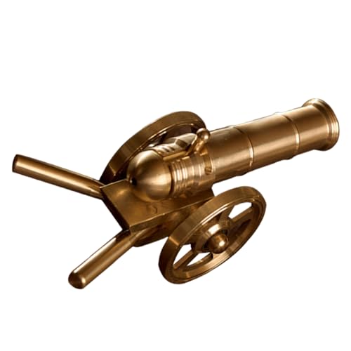 GRIRIW Messing- -Modell Historisches Kanonenmodell Dekorative Tischfigur Für Wohnzimmer Und Büro Hochwertiger Innenraum-schmuck Aus Massivem Messing von GRIRIW