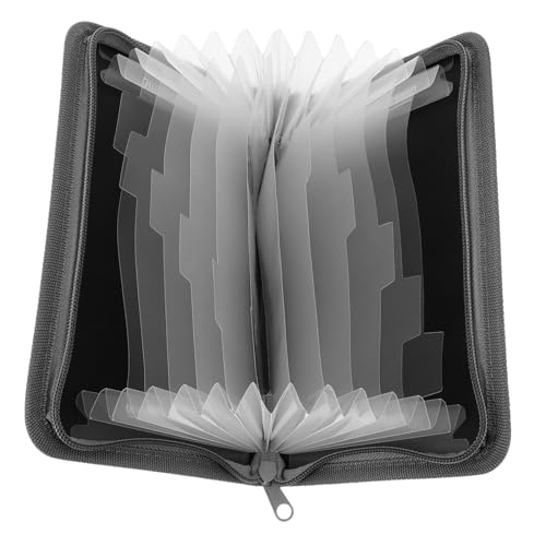 GRIRIW Mini Aktenordner mit Reißverschluss Multifunktionales Transparentes Faltordner für Quittungen Karten und Dokumente für Büro Schule und Reisen GRIRIW Mini Aktenordner mit Reißverschluss Multifunktionales Transparentes Faltordner für Quittungen Karten und Dokumente für Büro Schule und Reisen von GRIRIW