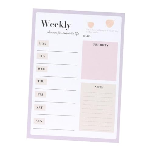 GRIRIW Multi Funktionaler Notizblock Wochenplaner und Memo Pad und Vielseitig für Büro Schule und Alltag für Planung Notizen und Kreative Ideen GRIRIW Multi Funktionaler Notizblock Wochenplaner und Memo Pad und Vielseitig für Büro Schule und Alltag für Planung Notizen und Kreative Ideen von GRIRIW