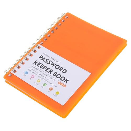 GRIRIW Passwort notizbuch mit Alphabetischen Tabs Praktischer Passwort manager Multifunktionale Blätter für Passwortverwaltung und Notizen Stabiles Papier Spiralbindung für Zuhause und von GRIRIW