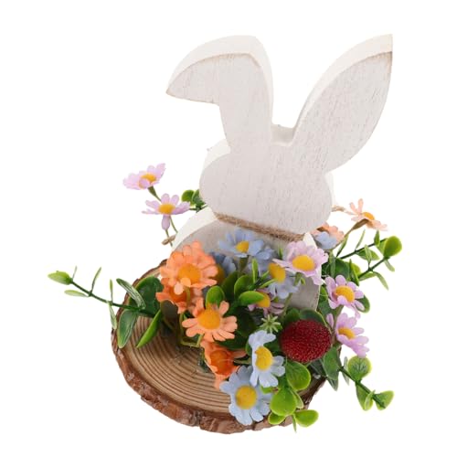 GRIRIW Natürliche Holz Ostern Handgemachte Bunny Figurine Dekorative Tabletop Ornament Für Hause GRIRIW Natürliche Holz Ostern Handgemachte Bunny Figurine Dekorative Tabletop Ornament Für Hause von GRIRIW