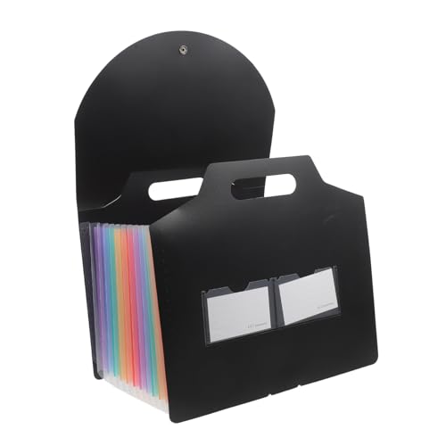 GRIRIW Tragbarer Aktenordner mit Griff Erweiterbarer Pp ordner für Dokumentenaufbewahrung Transparente Innenfächer Multifunktionale Mappe für Büro Schule und Zuhause GRIRIW Tragbarer Aktenordner mit Griff Erweiterbarer Pp ordner für Dokumentenaufbewahrung Transparente Innenfächer Multifunktionale Mappe für Büro Schule und Zuhause von GRIRIW