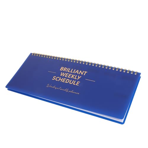 GRIRIW Undatierter Wochenplaner Notizblock mit Habit Tracker Strukturierter Zeitplaner für Büro und Schule Effizienter Organizer für Aufgaben und Termine Blaues Design für Produktives GRIRIW Undatierter Wochenplaner Notizblock mit Habit Tracker Strukturierter Zeitplaner für Büro und Schule Effizienter Organizer für Aufgaben und Termine Blaues Design für Produktives von GRIRIW