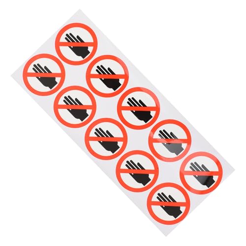 GRIRIW Verbotsschild Aufkleber Selbstklebend Sicherheitswarnung für Maschinen und Geräte Langlebige Warnhinweise zur Unfallvermeidung Sichtbar für Industrie und Werkstatt GRIRIW Verbotsschild Aufkleber Selbstklebend Sicherheitswarnung für Maschinen und Geräte Langlebige Warnhinweise zur Unfallvermeidung Sichtbar für Industrie und Werkstatt von GRIRIW