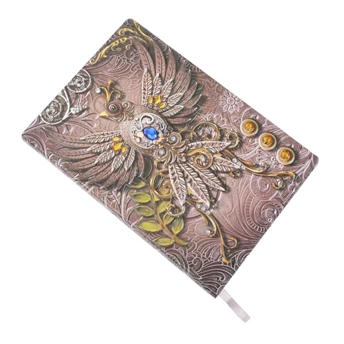 GRIRIW Vintage Notizbuch mit Geprägtem Phoenix Cover Hardcover Retro Tagebuch und Schreibblock Vielseitig als Notizblock Scrapbook und Persönliches Diary für Schule Arbeit Reisen GRIRIW Vintage Notizbuch mit Geprägtem Phoenix Cover Hardcover Retro Tagebuch und Schreibblock Vielseitig als Notizblock Scrapbook und Persönliches Diary für Schule Arbeit Reisen von GRIRIW