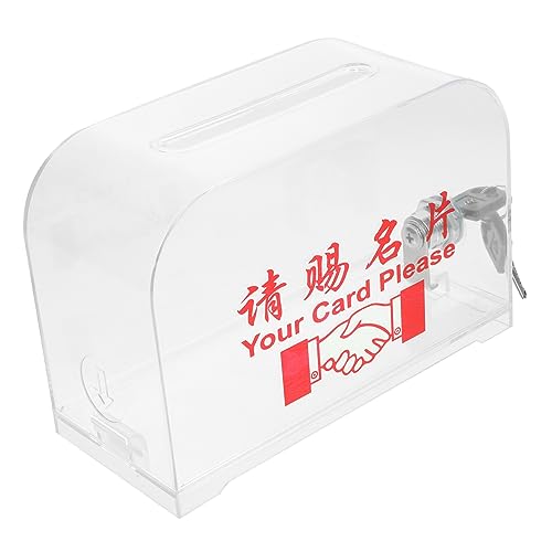 GRIRIW Visitenkartenhalter-organizer Sperren Aufbewahrungsboxen Abschließbar Fall Aufbewahrungsbox Für Karten Spitze Favorisieren Tragbarer Behälter Für Bürokarten Plastik Transparent GRIRIW Visitenkartenhalter-organizer Sperren Aufbewahrungsboxen Abschließbar Fall Aufbewahrungsbox Für Karten Spitze Favorisieren Tragbarer Behälter Für Bürokarten Plastik Transparent von GRIRIW