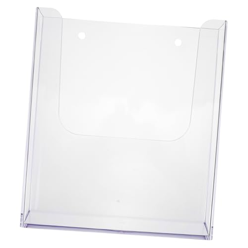 GRIRIW Wandhalter Din Wandorganizer Dokumentenhalter Prospekthalter Transparenter Büro organizer für Zeitschriften und Broschüren Stabiler Magazinständer mit Großer Kapazität von GRIRIW