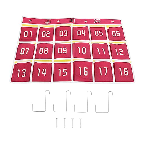 GRIRIW Wandmontierter Multifunktions Handy Organizer aus Canvas mit Fächern Robuste Aufbewahrungstasche für Klassenzimmer und Büro Installieren Langlebig und Platzsparend GRIRIW Wandmontierter Multifunktions Handy Organizer aus Canvas mit Fächern Robuste Aufbewahrungstasche für Klassenzimmer und Büro Installieren Langlebig und Platzsparend von GRIRIW