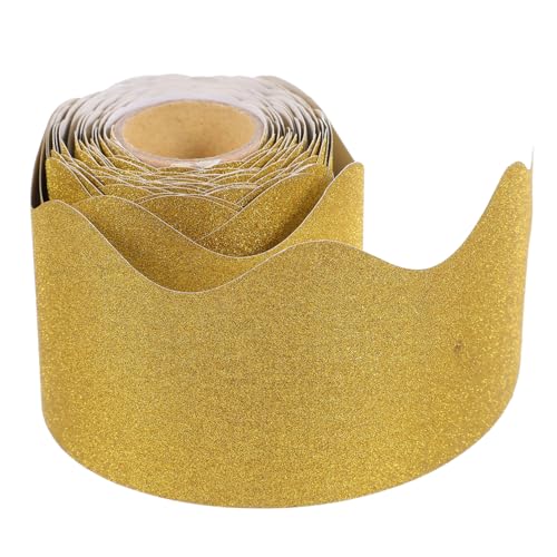 GRIRIW Wellenförmige Bordüre aus Papier Dekorative Border für Anschlagtafeln Wasserfest für Klassenzimmer und Feiern mit Glatter Oberfläche GRIRIW Wellenförmige Bordüre aus Papier Dekorative Border für Anschlagtafeln Wasserfest für Klassenzimmer und Feiern mit Glatter Oberfläche von GRIRIW