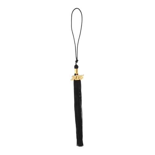 GRIRIW Zubehör für Abschlusskappen Hut Abschlusshut Kit -Abschlusshut Abschlussmütze Zubehör Doktorhut Dekoration Graduierung Kleid Mütze Quaste Abschlussdekor Grad Quaste Polyester Black GRIRIW Zubehör für Abschlusskappen Hut Abschlusshut Kit -Abschlusshut Abschlussmütze Zubehör Doktorhut Dekoration Graduierung Kleid Mütze Quaste Abschlussdekor Grad Quaste Polyester Black von GRIRIW