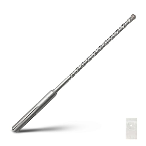 SDS Max Bohrhammer, 12 x 260 mm, Betonbohrer für Mauerwerk, Ziegel, Stein, Beton (Länge: 260 mm, 12 mm Durchmesser) von GRIXLEN