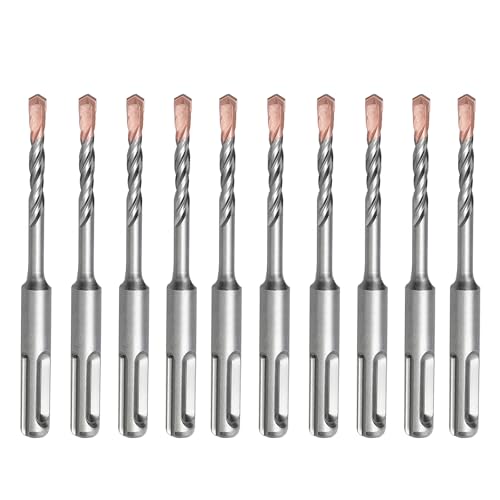 SDS Plus Steinbohrer, 5 x 110 mm, Betonbohrer für Beton, Ziegel, Block, Wand, 10 Stück, 5 x 110 mm SDS Plus Steinbohrer, 5 x 110 mm, Betonbohrer für Beton, Ziegel, Block, Wand, 10 Stück, 5 x 110 mm von GRIXLEN