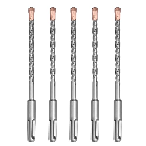 SDS Plus Steinbohrer, 5 x 160 mm, Bohrhammer, Betonbohrer für Beton, Ziegel, Block, Wand, 5 Stück, 5 x 160 mm SDS Plus Steinbohrer, 5 x 160 mm, Bohrhammer, Betonbohrer für Beton, Ziegel, Block, Wand, 5 Stück, 5 x 160 mm von GRIXLEN
