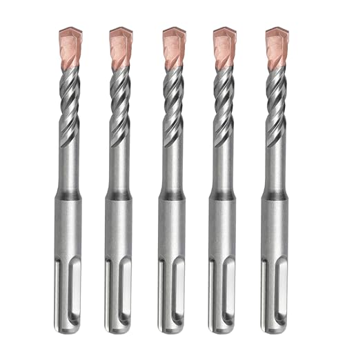 SDS Plus Steinbohrer, 8 x 110 mm, Betonbohrer für Beton, Ziegel, Block, Wand, 8 x 110 mm, 5 Stück, 8 x 110 mm SDS Plus Steinbohrer, 8 x 110 mm, Betonbohrer für Beton, Ziegel, Block, Wand, 8 x 110 mm, 5 Stück, 8 x 110 mm von GRIXLEN