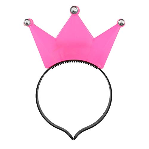 GROCKSTR 1pcs LED Blink Diadem Krone Haarreif Weihnachten Geburtstag Party Prinz Prinzessin Koenig Deko Rosa GROCKSTR 1pcs LED Blink Diadem Krone Haarreif Weihnachten Geburtstag Party Prinz Prinzessin Koenig Deko Rosa von GROCKSTR