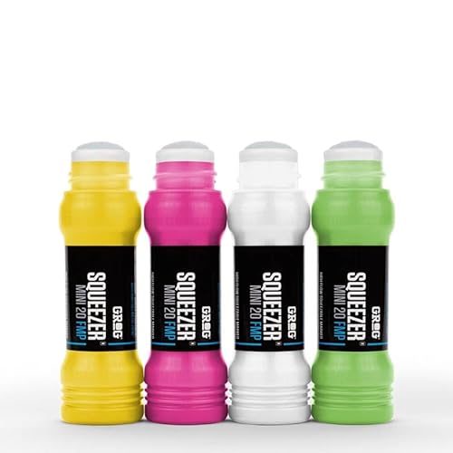 GROG Squeezer Mini 20 FMP - Radiantism - Marker Set 4 Stück - grün, pink, gelb, weiß GROG Squeezer Mini 20 FMP - Radiantism - Marker Set 4 Stück - grün, pink, gelb, weiß von GROG