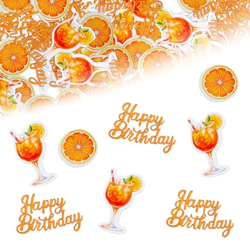 GROVBLE 100 Stück Aperol Geburtstag Konfetti Deko mit Glitzer, Aperol Geschenk, Glitzer Aperol, Geburtstagsdeko Tisch, Geburtstagsdeko Tischdeko,Party Sommer,Fasching Karneval Weihnachten GROVBLE 100 Stück Aperol Geburtstag Konfetti Deko mit Glitzer, Aperol Geschenk, Glitzer Aperol, Geburtstagsdeko Tisch, Geburtstagsdeko Tischdeko,Party Sommer,Fasching Karneval Weihnachten von GROVBLE