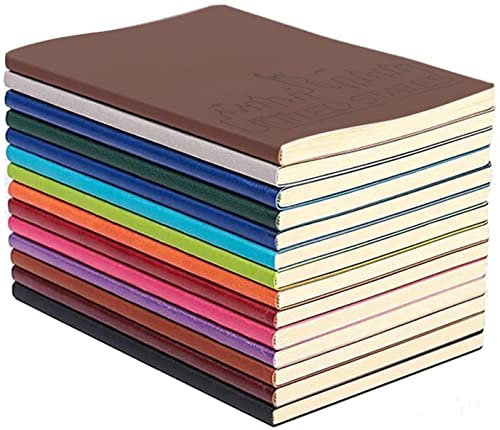 GRT A5-Notizbücher aus PU-Leder, bunt, für Studenten und Büro, 128 Seiten, liniertes Papier, zufällige Farben, 4 Stück GRT A5-Notizbücher aus PU-Leder, bunt, für Studenten und Büro, 128 Seiten, liniertes Papier, zufällige Farben, 4 Stück von GRT