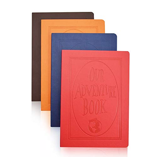 GRT Our adventure book, A5 PU Leder-notebooks, a5 notebooks vier teilige Sets, farb-writing-notebooks, journal tagebuch, notizbuch daily notepad, lovely travel diary (4-teiliges Set, feste farbe) von GRT